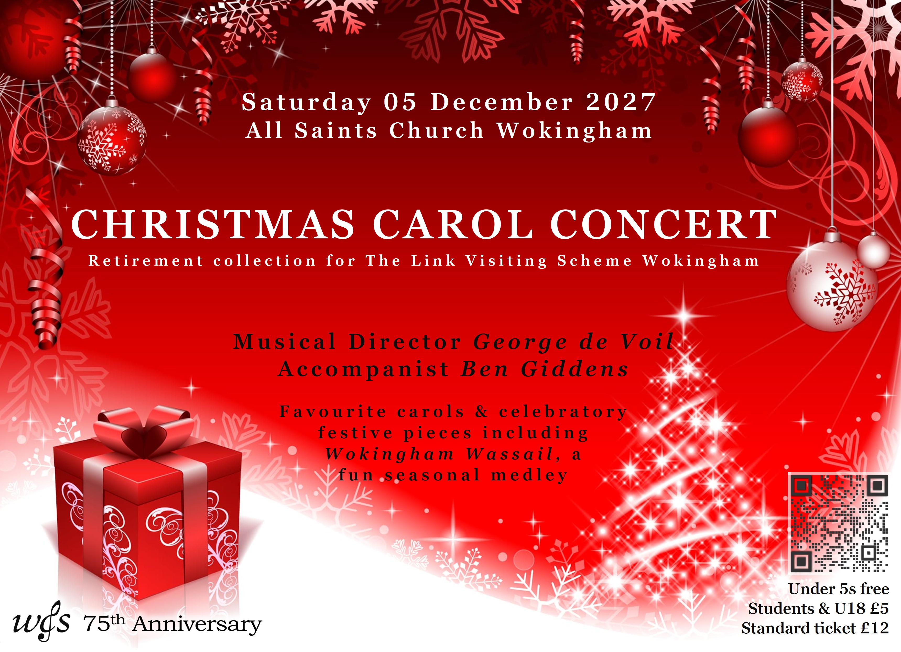 75th ANNIVERSARY SEASON - A CELEBRATORY CHRISTMAS CONCERT